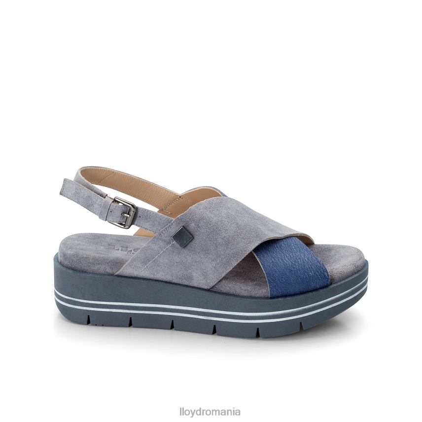 pantofi LLOYD sandale de piele intoarsa albastru femei 682601251