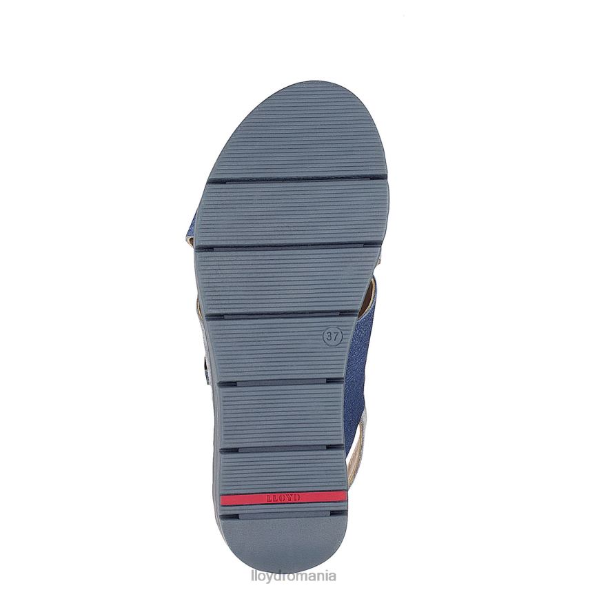 pantofi LLOYD sandale de piele intoarsa albastru femei 682601251