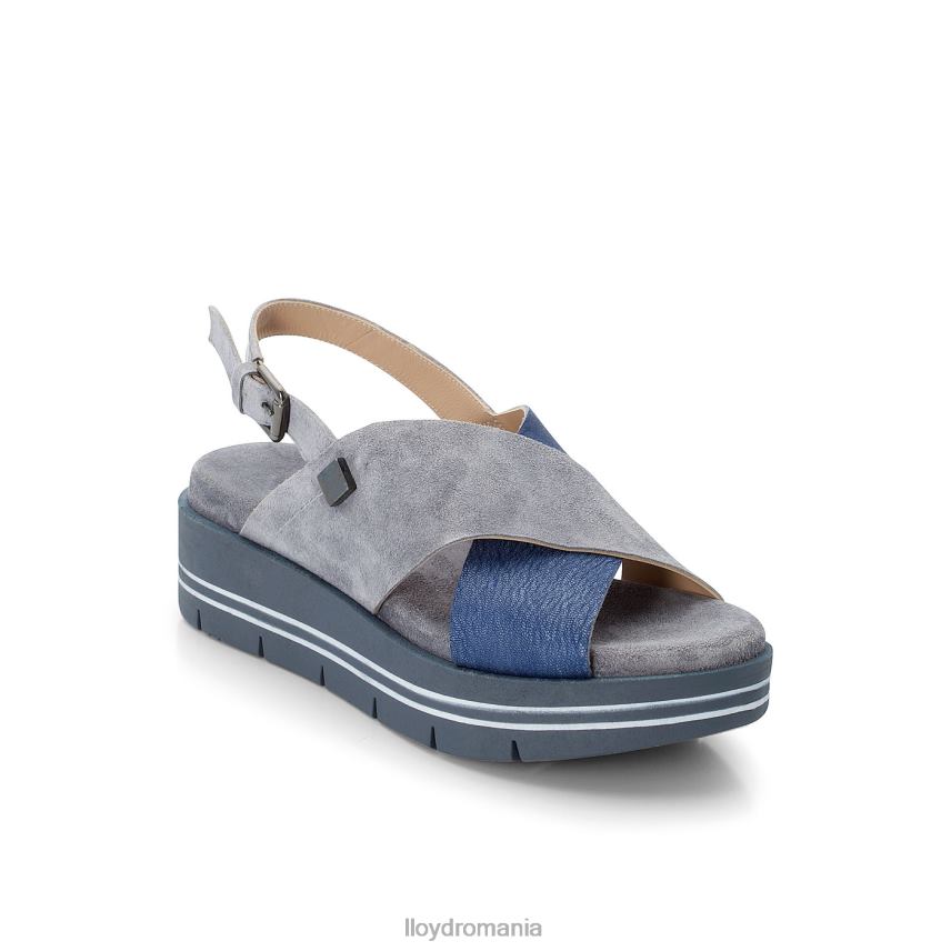 pantofi LLOYD sandale de piele intoarsa albastru femei 682601251