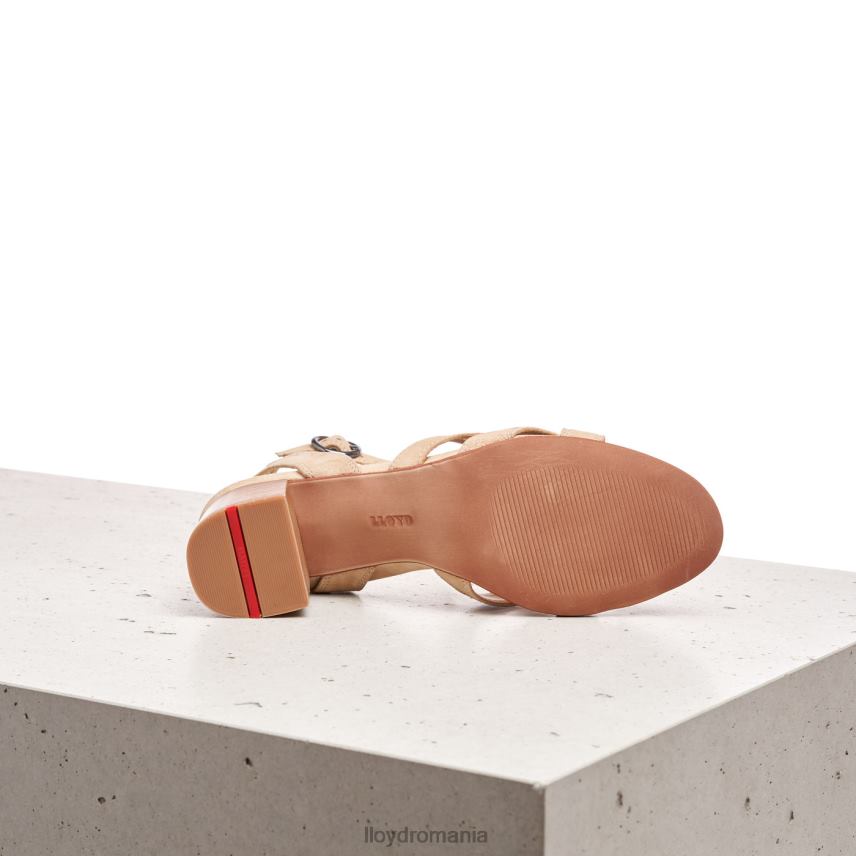 pantofi LLOYD sandale de piele intoarsa bej femei 682601160