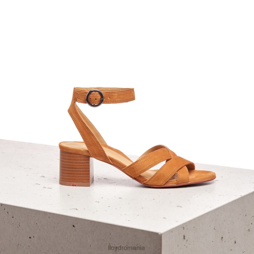 pantofi LLOYD sandale de piele intoarsa maro femei 682601155