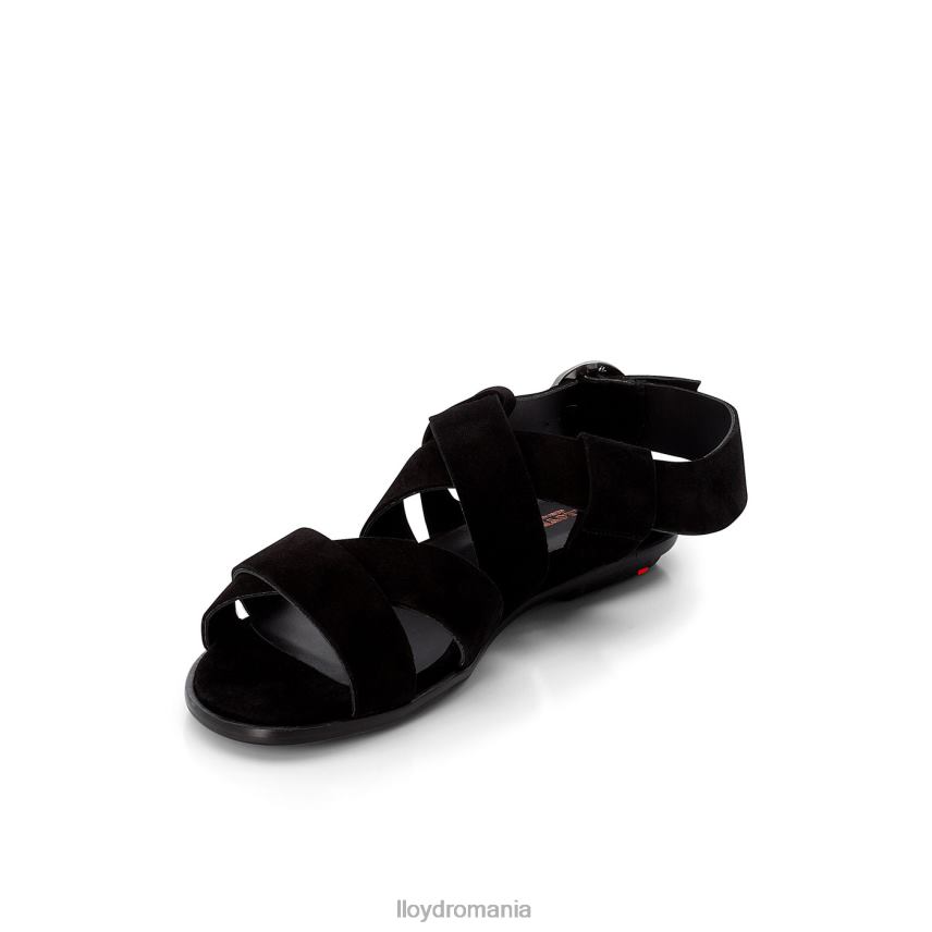 pantofi LLOYD sandale de piele intoarsa negru femei 682601239