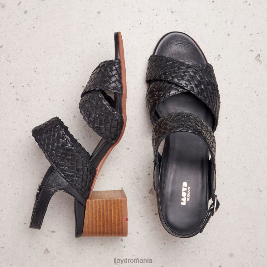 pantofi LLOYD sandale de piele negru femei 682601201