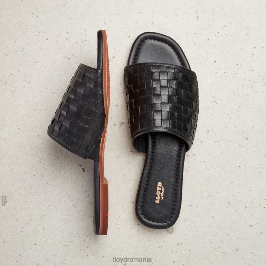 pantofi LLOYD sandale de piele negru femei 682601230