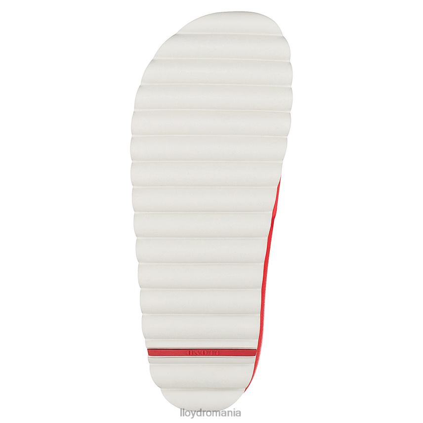 pantofi LLOYD tobogane de baie roșu femei 682601317